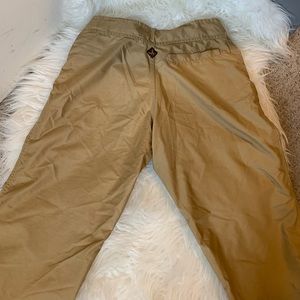 PrAna Capri quick dry hiking pants Tan XS